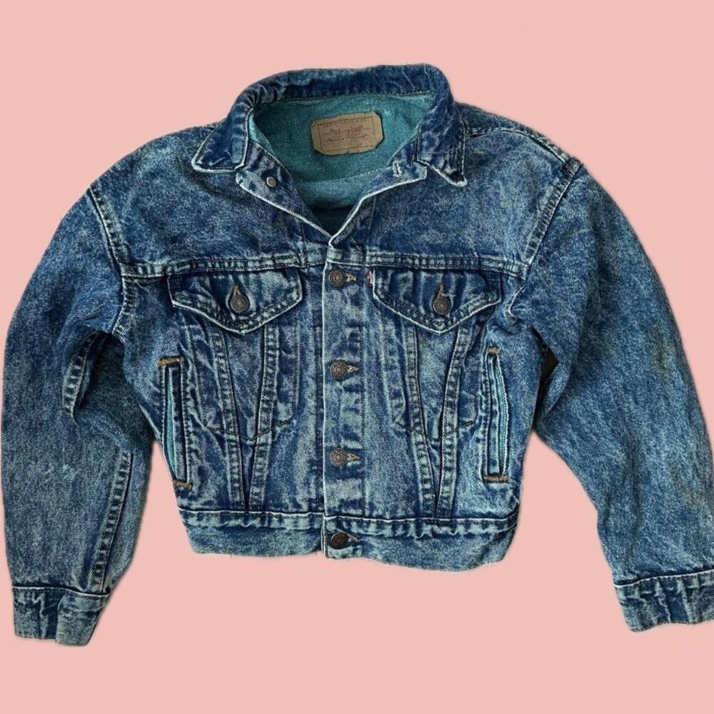 Levi’s 70506 Denim Jacket – Late 80s Acid Wash, Made in USA